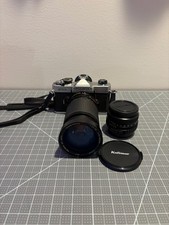 STX-1 Fujica 35mm Film, Kalimar 67mm Lens  X-FUJINON 50mm  Camera bag