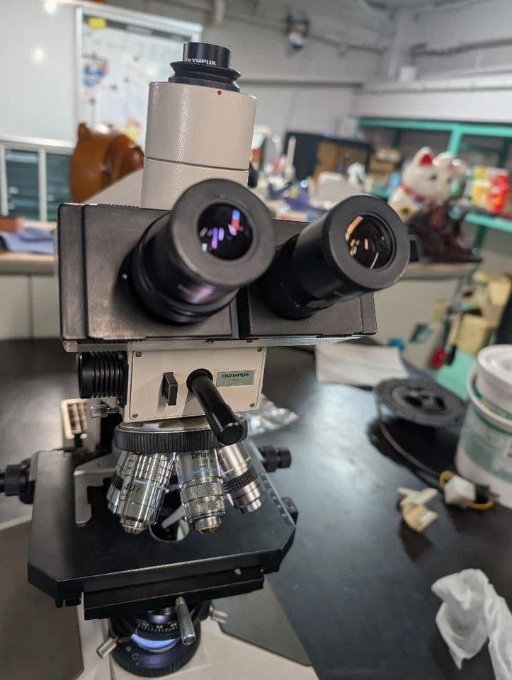 microscope antique vintage collectible OLYMPUS BH-2 Research Microscope - Image 4 of 4