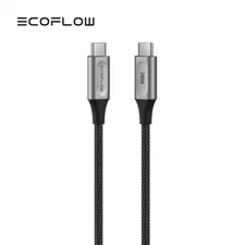 EcoFlow Rapid Pro Dual USB-C Charging Cable 240W Nylon 1.8m Compact Charger
