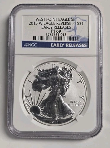 2013-W Reverse Proof American Silver Eagle Early Releases NGC PF69
