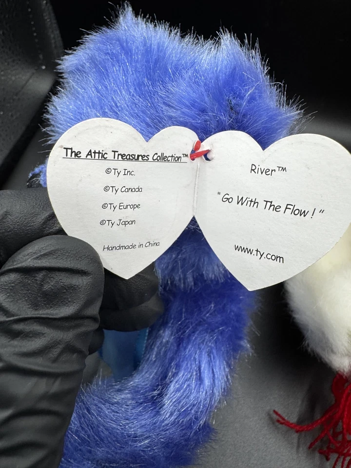 TY Beanie Baby 1993 articulado coleção aposentada China/Reino Unido/Alemanha/Japão - Imagem 2 de 4