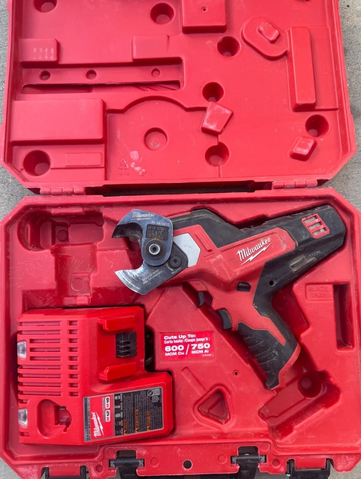 Milwaukee 2472-21XC M12 600 Mcm Cable Cutter - Red - Image 4 of 4