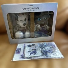 Disney Twisted Wonderland Mickey Grimm Plush Set with Hologram Acrylic Stand set