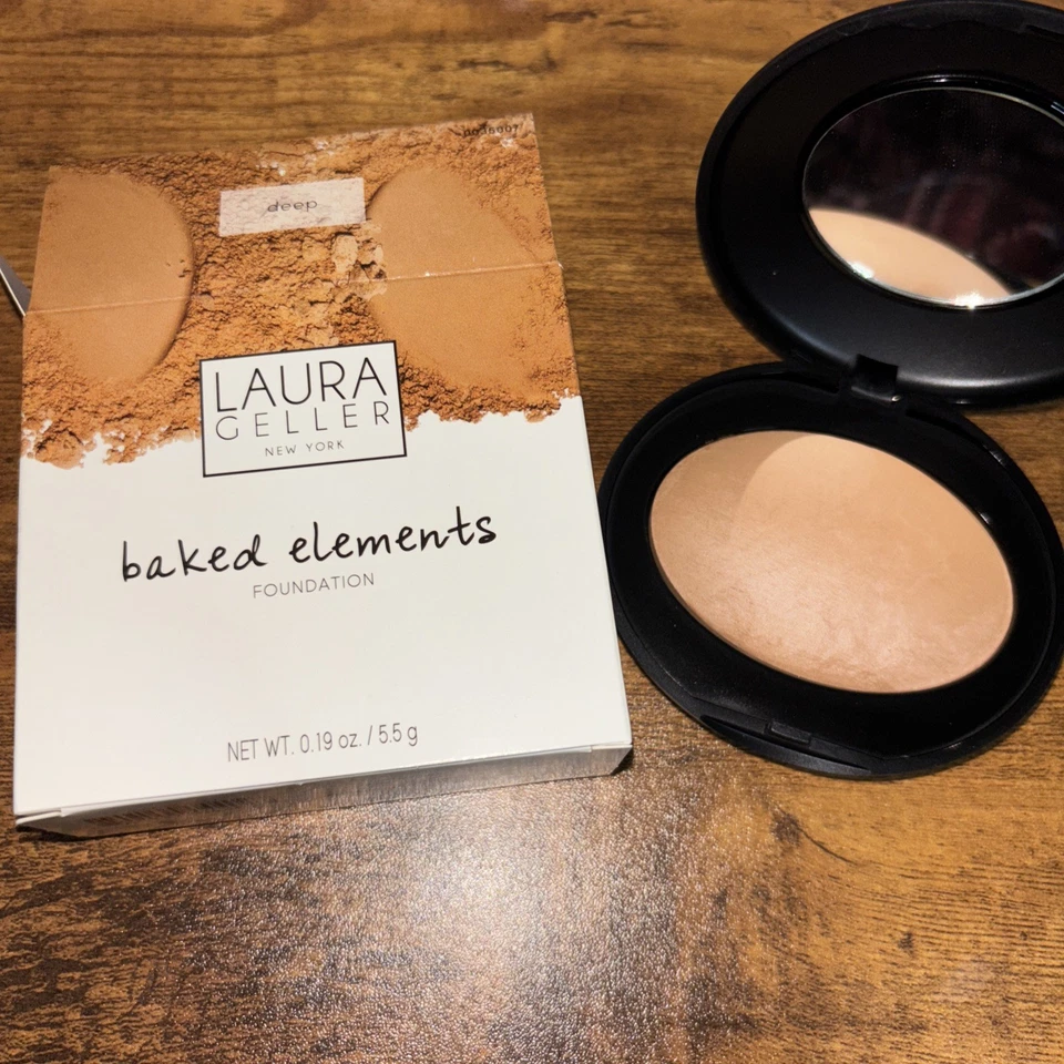 Laura Geller Baked Elements Foundation Deep .19 Oz. New In Box, Free ShippingUSA - Image 2 of 2