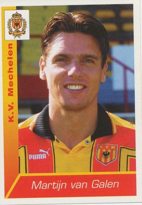 243 VAN GALEN NETHERLANDS KV.MECHELEN STICKER PANINI FUSSBALL BELGIEN 2002 2003