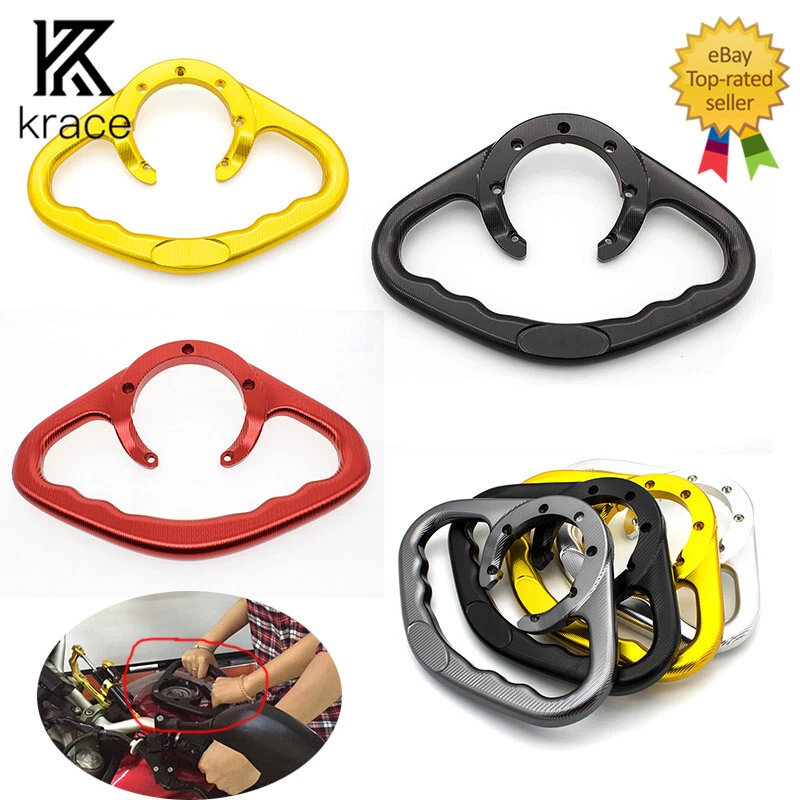 Para Ducati 748 916 996 998 848 1098 Pasajero Empuñadura Tanque Agarre Tapa Gas CNC Foto 3 de 4