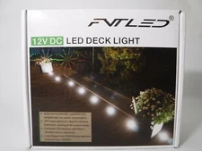 FVTLED Black B106 Half Moon LED Deck Light Landscape Yard Low Voltage Kit 10pcs