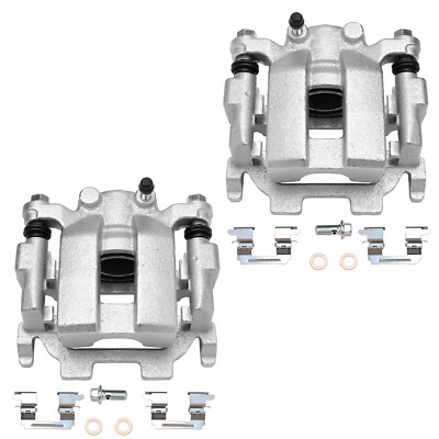 Rear Disc Brake Calipers w/ Bracket for Nissan Murano Infiniti G37 JX35 Q50 QX60