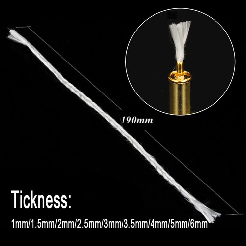 10Pcs 1mm-6mm Fiberglass Candle Wicks Replacement for Oil Lamps - Picture 11 of 20