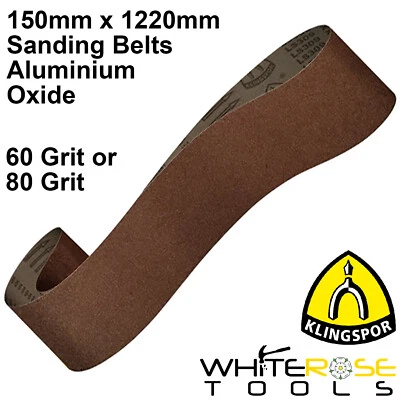 Klingspor Abrasive Sanding Belt 150mm x 1220mm LS309X Belt Sanders Wood Metal