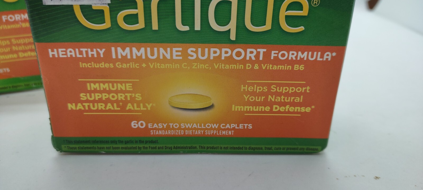 Garlique Healthy Immune Support Formula Dietary Supplement 60 Caplets