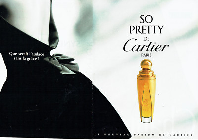 Advertising 078 1996 So Pretty de Cartier Perfume Advertising (2pages)