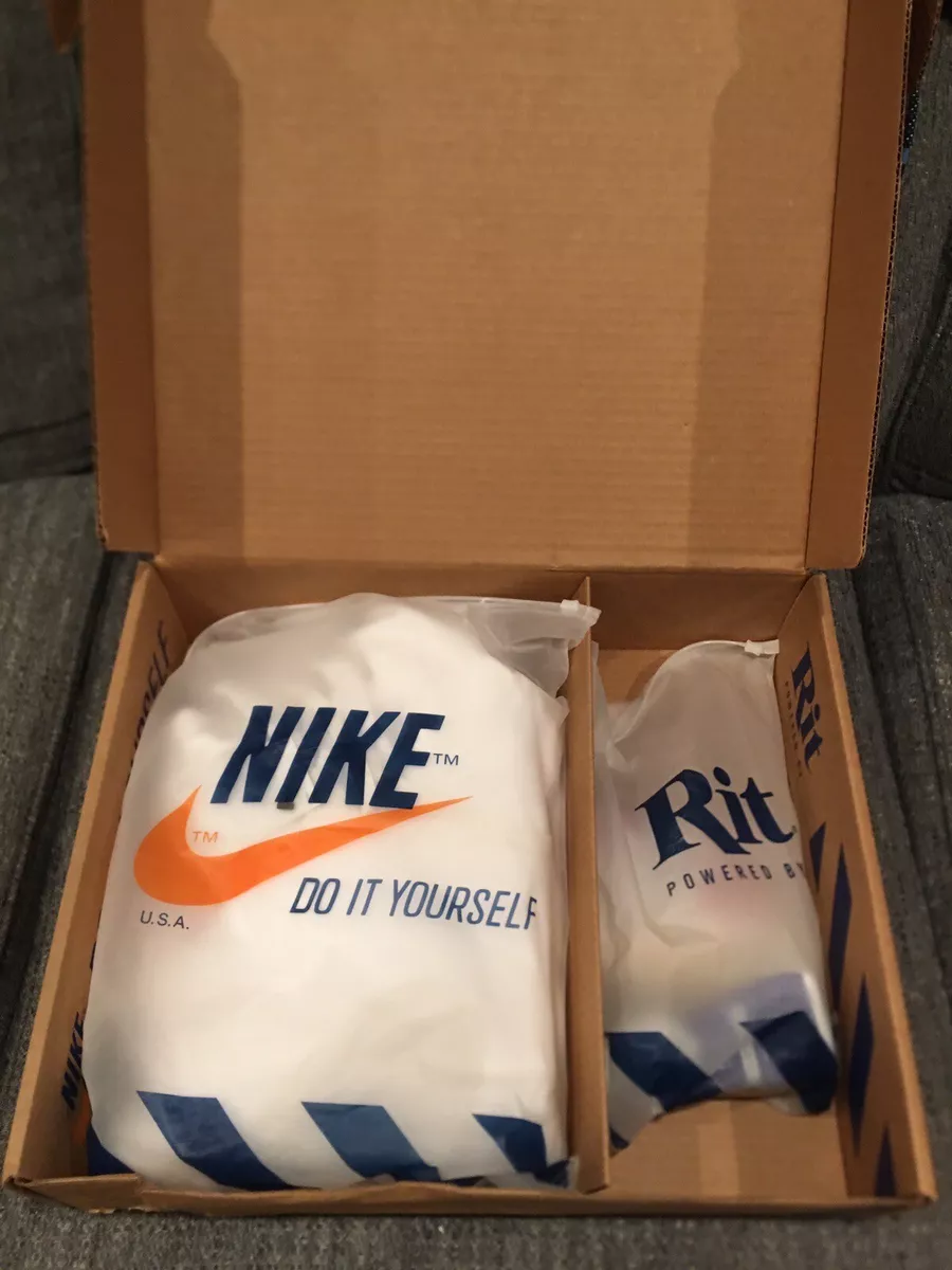 Nike x Rit Hoodie DIY Do It Yourself Tie-Dye Kit White Mens Sz 2XL  FD0681-100