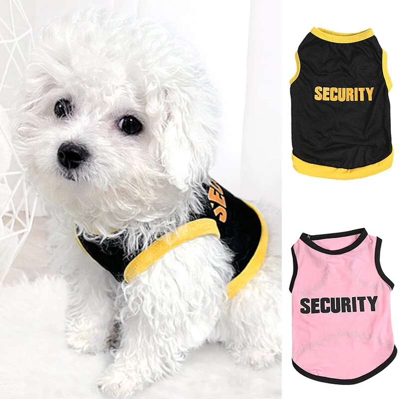 Pet Clothing Fashion Dog Clothes Printed  Vest Safety Guard Vest For Small Dogs - Image 2 of 4