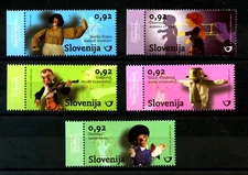 2010 - SLOVENIA - PUPPET THEATRE 5v. - NEW - LOT/34454