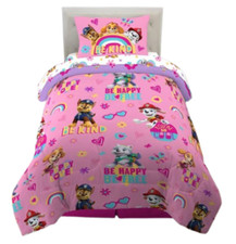 Paw Patrol "Be Kind, Be Happy, Be Free" Kids Reversible Bed Set-W3942298053