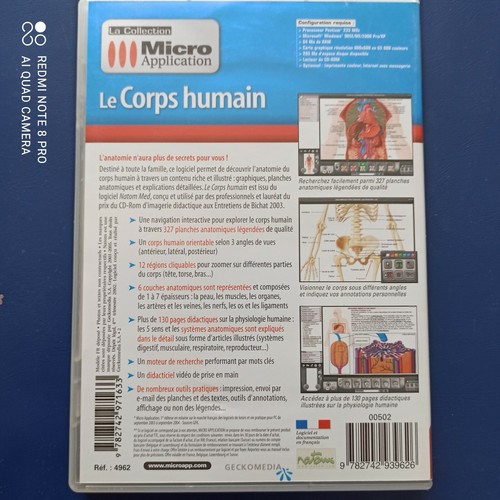 Logiciel le Corps Humain - Photo 2/2