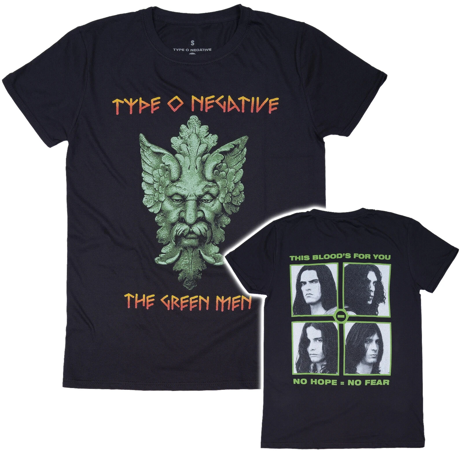 Type O Negative Double Sided T-Shirt Green Men