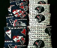 HOUSTON TEXAS TEXANS CORNHOLE BEAN BAGS Tailgate Game 8 ACA Bags