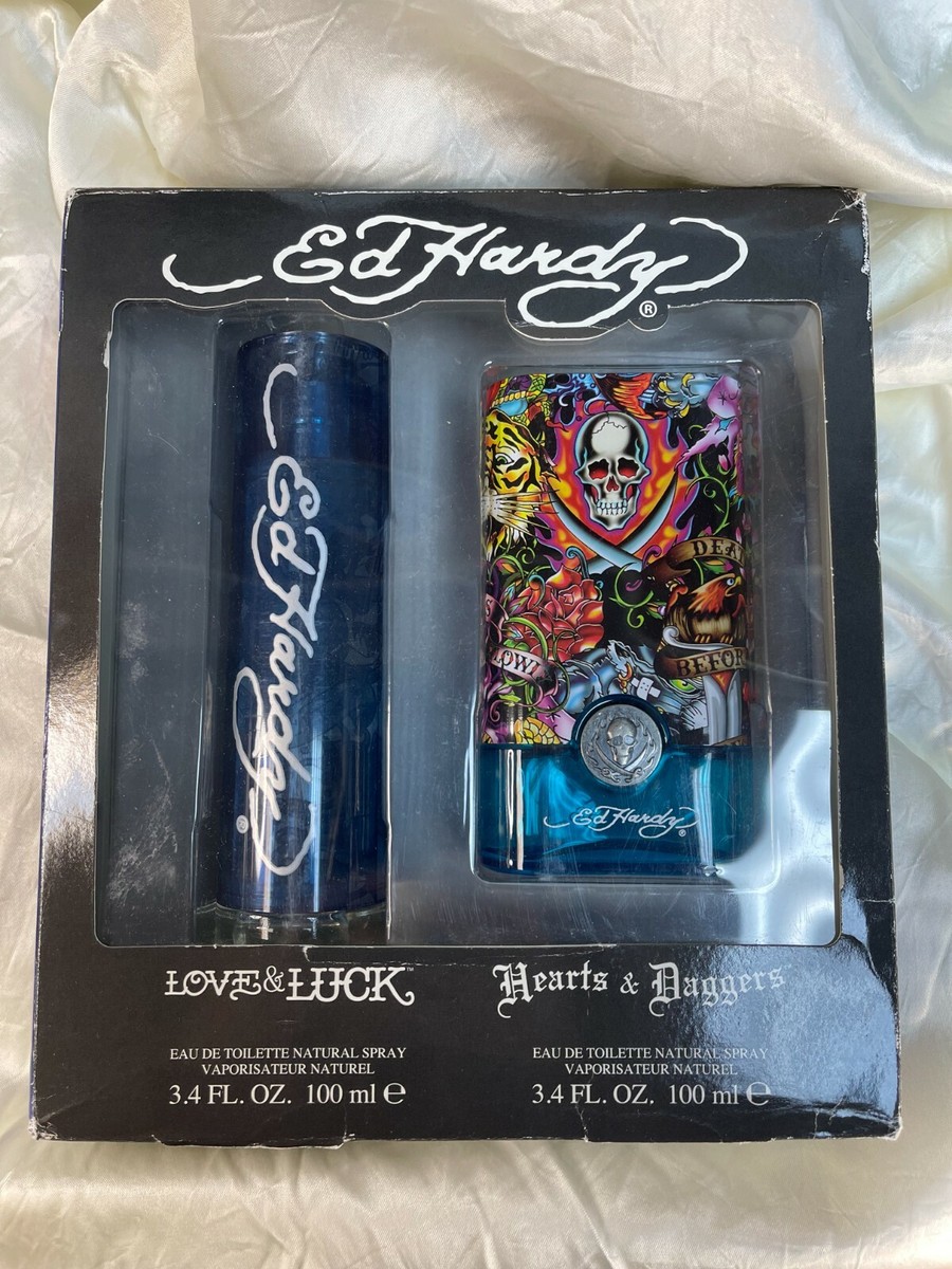 【希少】Ed Hardy Hearts & Daggers ギフトセット Ed Hardy Love and Luck, and Hearts and Daggers Two Piece Gift Set