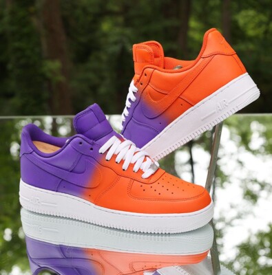 Nike Air Force 1 Low Orange Purple Men s Size 10.5 Custom CW2288-111