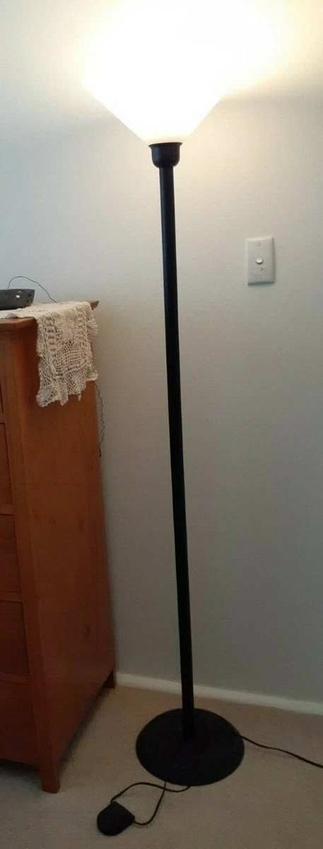 Black uplight cheap floor lamp