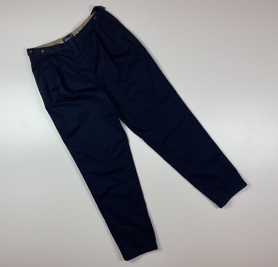 Women s Fred Perry Navy Blue Trousers Pants size 10