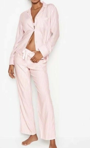Victorias Secret DREAMER IKONISCHER STREIFEN FLANELL Pyjama-Set Pyjama Neu mit Etikett XL - Bild 5 von 5