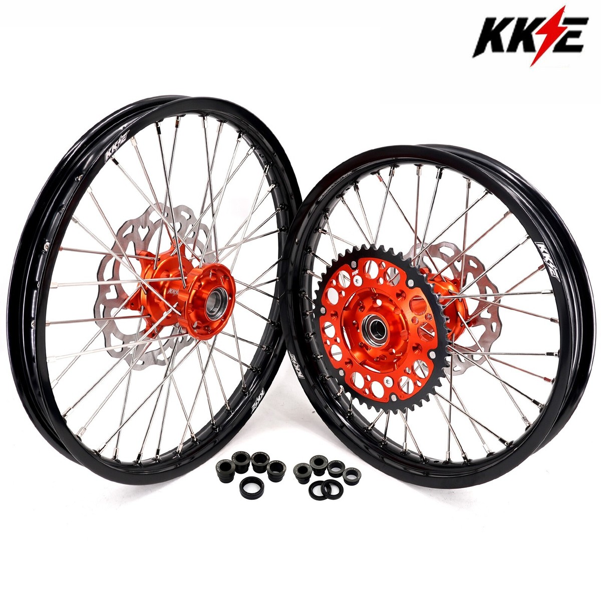 KKE 21/18 CNC Wheels for KTM EXC EXC-F EXC-W XC 125-530CC