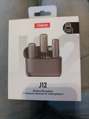 Ulanzi J12 Wireless Lavalier-Mikrofon-System (Lightning) *NEU*