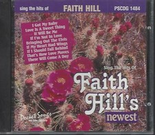 Karaoke: Faith Hill - Newest Hits by Karaoke CD, Apr-2011