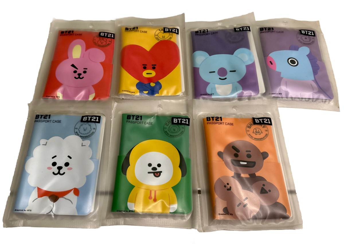 BTS X LINE FRIENDS BT21 Official Passport Covers | eBay