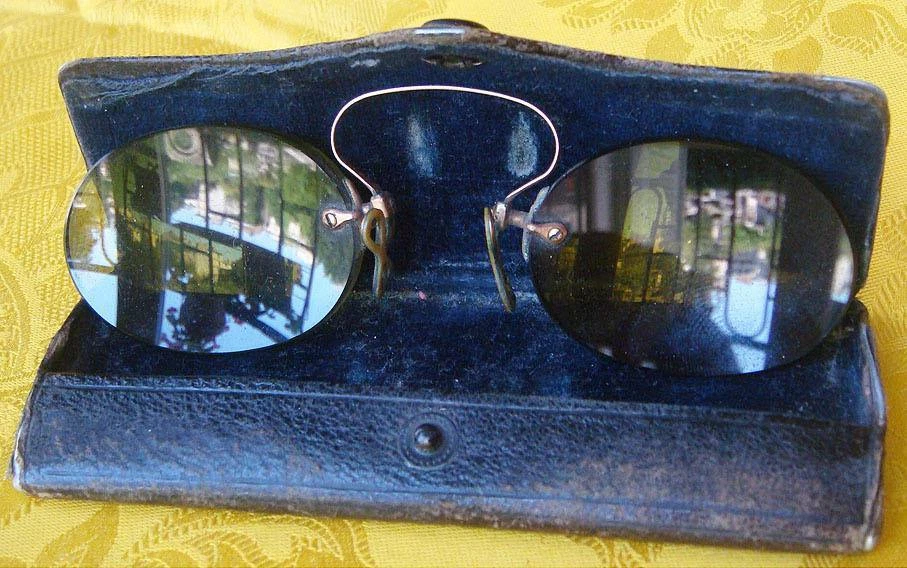 Lunettes De Vue Anciennes Pince-Nez - Fabrication Marseille France - Vintage
