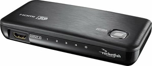 Rocketfish 4 Port Hdmi Switch Box Rf G1185 C Black New 600603179464 Ebay
