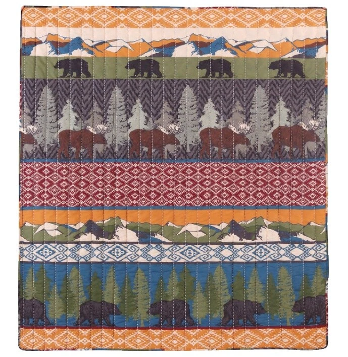 100% Polyester Animal Print Chair Throws