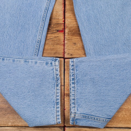 Vintage Levis 550 Jeans 35 x 31 90s Stonewash Straight Blue Red Tab Denim - Bild 6 von 10