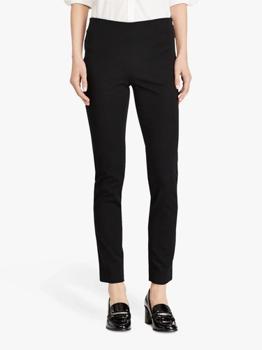 Lauren Ralph Lauren Twill dünne Stretchhose schwarz UK 12 UVP £149,00 CA1270 - Bild 12 von 12