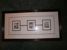 Print Intaglio Etchings three Quinnan Whittle Framed