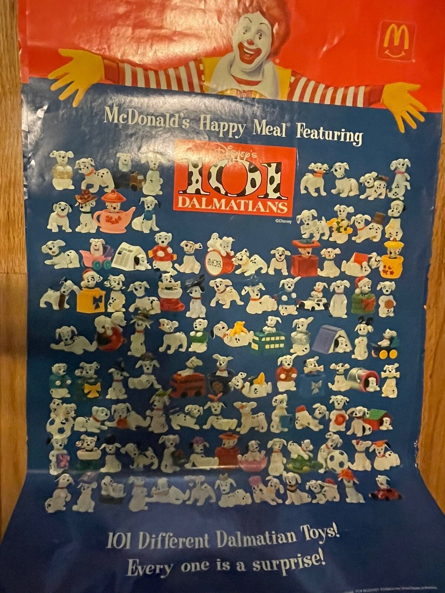 NEW 1996 McDonald's 101 Dalmatians Happy Meal Complete Collector