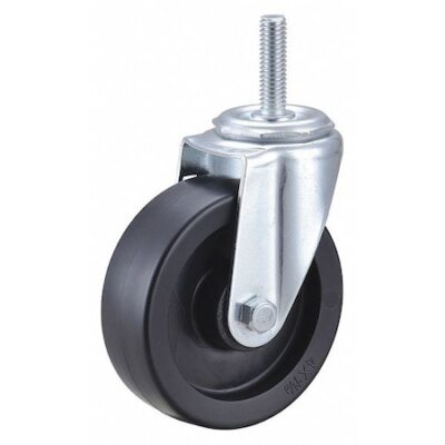 Zoro Select 32J989 Swivel Stem Caster,Polyolfn,4 In,275 Lb.