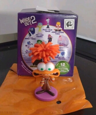 Less than human IN AND OUT-2 美品 Inside Out 2 ANXIETY 2” Mini Figure From Disney Pixar Mystery