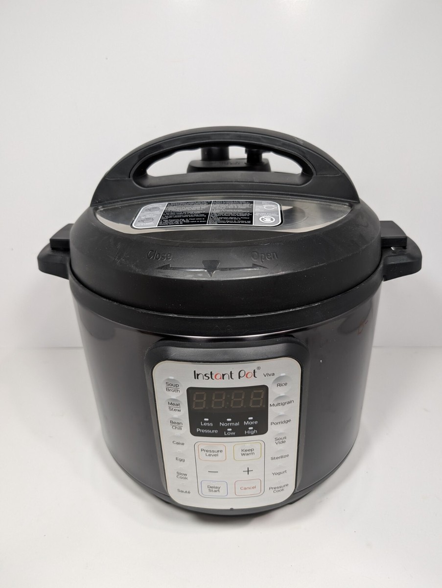 Instant Pot Viva Black Multi-Use 9-in-1 Quart Pressure Cooker