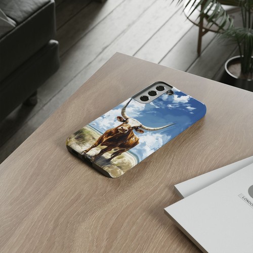 Bull Horns Blue Sky - Phone Ink Cover Case for iPhone, Galaxy, Pixel - 第 255/281 張圖片