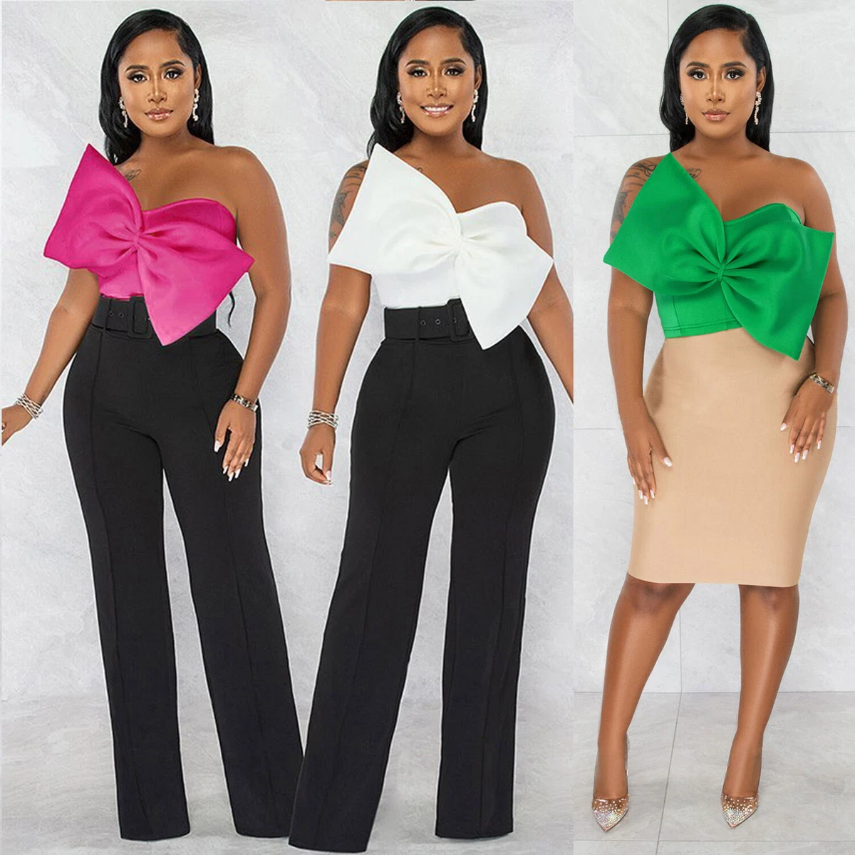 One shoulder online party tops