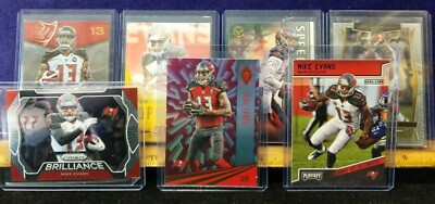 7X Card Lot High end product Mike Evans Tampa Bay Buccaneers stud TD Machine $
