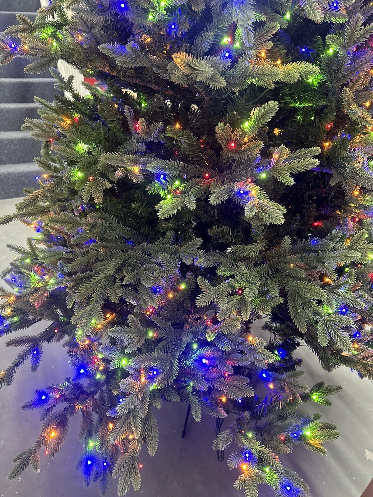 7.5’ PreLit Micro LED Artificial Christmas Tree 1850 LED Lights NO Remote 192072532937 eBay