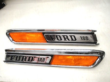 68 69 70 71 72 1968 1969 1970 1971 1972 Ford Truck Hood Chrome F100 Emblem Pair