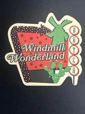 Dutch Bros December 2023 Sticker Windmill Wonderland