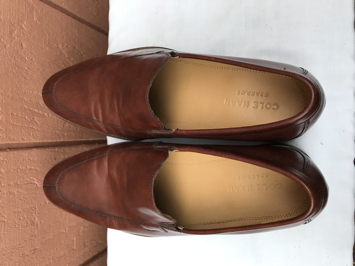 Mens 11 M Cole Haan Grand OS Madison Venetian Brown Leather Dress Shoes C12854‎ Men main image 3