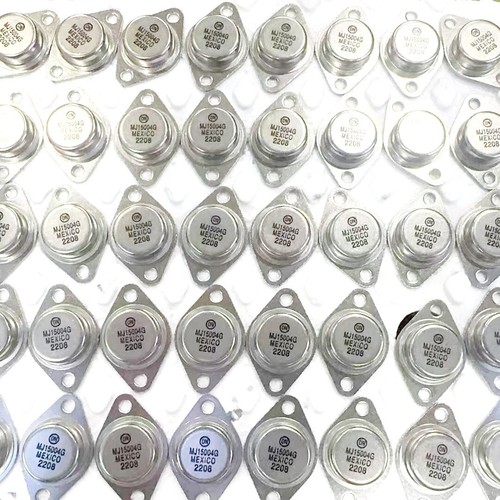 10-Pack MJ15003G ON Semiconductor NPN Silicon Power Transistors - 250W, TO-3 Case, 20A